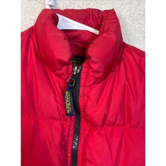 Woolrich Mens Red Puffer Vest Size M - Picture 8 of 16